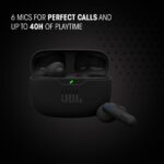 JBL, Fone de Ouvido Sem Fio, JBL, Bluetooth, Wave Beam 2, Intra Auricular, Sem Fio, Resistente À Água e Poeira - Branco - Imagem 2