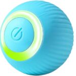 Bola para Pet Inteligente Giratória Interativa Brinquedo para Gatos e Cachorros com Movimento Automático Rotação 360° LED
