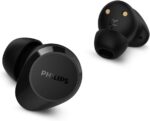 Fone de ouvido sem fio TWS Philips TAT1209BK/00 na cor preto, com bluetooth, microfone, tecnologia IPX4 e 18 horas de reprodução. - Imagem 5