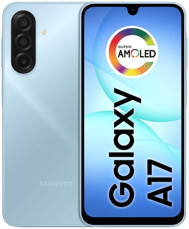 514mqQUa79L._AC_SL1000_.jpg Celular Samsung Galaxy A17, 256GB, 8GB, 50MP Tela 6.7", IP54 - Azul - Imagem 1