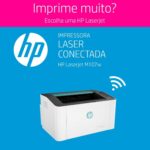 Impressora HP Laser 107w Tecnologia de impressão Laser Wi-Fi. Impressora para Pequenas e médias empresas. Conectividade:USB 2.0 de alta velocidade (4ZB78A) - Imagem 3