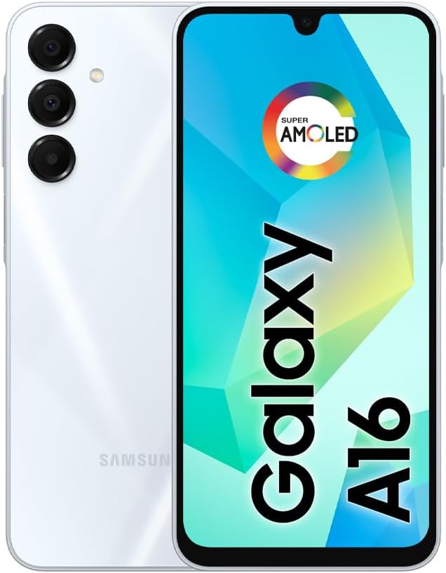 51GVlJY470L._AC_SL1000_.jpg Samsung Celular Galaxy A16, 128GB + 4GB RAM, Câmera de até 50MP, Tela 6.7", NFC, IP54, Bateria 5000 mAh (Cinza) - Imagem 1