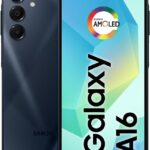 Samsung Celular Galaxy A16, 128GB + 4GB RAM, Câmera de até 50MP, Tela 6.7", NFC, IP54, Bateria 5000 mAh (Preto)