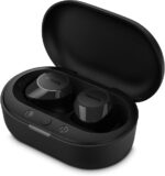 Fone de ouvido sem fio TWS Philips TAT1209BK/00 na cor preto, com bluetooth, microfone, tecnologia IPX4 e 18 horas de reprodução. - Imagem 4