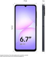 Celular Samsung Galaxy A07 128GB, 4GB, Câm. 50MP, Tela 6.7"- Preto - Imagem 8