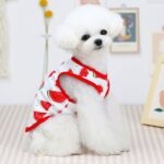 Roupas estampadas de frutas para animais de estimação, roupas fofas para animais de estimação, seção fina de verão