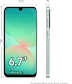 Samsung Celular Galaxy A26 5G 256GB, 8GB RAM, Câmera de 50MP, IP67, Tela Super AMOLED 6.7", NFC (Verde) - Imagem 9