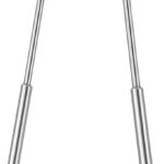 Limpador/Raspador de Língua em Aço Inoxidável Premium – Higiene Bucal Completa, Remove Saburra e Resíduos, Combate Mau Hálito, Hálito Fresco, Design Ergonômico e Durável