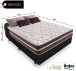 Cama Box Casal + Colchão De Molas - Anjos - Classic Superlastic 138cm - Imagem 2
