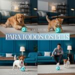 Bola para Pet Inteligente Giratória Interativa Brinquedo para Gatos e Cachorros com Movimento Automático Rotação 360° LED - Imagem 6