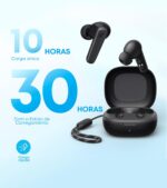 soundcore P20i da Anker, Fone de Ouvido Bluetooth 5.3, Graves Potentes, Drivers de 10mm, 30H de Reprodução, Resistência à Água, 2 Mics IA, Personalização de Som via App, Fone sem fio tws, Preto - Imagem 4