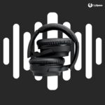 Fone de Ouvido Bluetooth 5.3 Headphone On-ear Sem Fio Fone Para Academia e Corridas, com Cancelamento de Ruído Dobrável com microfone Integrado PREMIUM (Bege) - Imagem 8