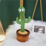Cacto dançante e falante Brinquedo Repete Grava Pisca Toca Músicas - Imagem 4