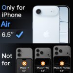 JETech Película de Vidro Temperado para iPhone Air, Protetor de Tela, Dureza 9H, Instalação Rápida, Amigável ao Case, Pacote com 3 - Imagem 2