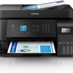 Multifuncional Epson EcoTank L5590 - Tanque de Tinta Colorida, Wi-Fi Direct, Ethernet, Fax, ADF, Bivolt, Preta