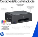 Impressora Multifuncional HP Smart Tank 581 Tanque de Tinta Colorida Wi-Fi, USB - Alta Economia -Copiadora e Scanner (4A8D5A) - Imagem 4