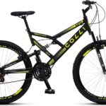 Colli Bike, Bicicleta GPS 148 Dupla Suspensão e Freios V-Brake, Aro 26 Aero, 36 Raias, 21 Marchas