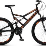 Colli Bike, Bicicleta GPS 148 Dupla Suspensão e Freios V-Brake, Aro 26 Aero, 36 Raias, 21 Marchas