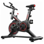 Bicicleta Ergométrica Bike Academia Spinning X11 cor preto e vermelho
