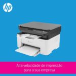 Impressora Multifuncional HP Laser MFP 135a. Tecnologia de impressão Laser. Impressora Perfeito para quem imprime muito. Conectividade: USB. Cor: Branca/Cinza (4ZB82A) - Imagem 5