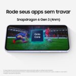 Celular Samsung Galaxy A36 5G 128GB, 6GB RAM, Câmera 50MP, IP67, Super AMOLED 6.7", Recursos AI, Branco - Imagem 6