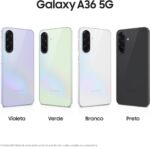 Celular Samsung Galaxy A36 5G 128GB, 6GB RAM, Câmera 50MP, IP67, Super AMOLED 6.7", Recursos AI, Branco - Imagem 8