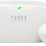 JBL, Fone de Ouvido Sem Fio, JBL, Bluetooth, Wave Buds 2, Intra Auricular, Sem Fio, Resistente À Água e Poeira - Branco