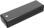 Mini Impressora A4 Térmica Portátil Bluetooth Aplicativo iPrint Compatível Android e iOS Cor (PRETO)