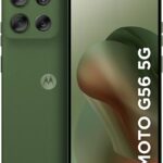 Smartphone Motorola Moto g56 5G - 256GB 24GB (8GB RAM+16GB Ram Boost) e 50MP Sony Lytia 600 Camera Ultrarresistencia militar IP68 + IP69 - Verde