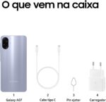 Celular Samsung Galaxy A07 256GB, 8GB, Câm. 50MP, Tela 6.7"- Violeta - Imagem 10