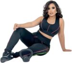 Conjunto Calça Legging E Top Roupas Feminina Academia Fitness - Imagem 2