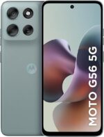 Smartphone Motorola Moto g56 5G - 256GB 24GB (8GB RAM+16GB Ram Boost) e 50MP Sony Lytia 600 Camera Ultrarresistencia militar IP68 + IP69 - Cinza