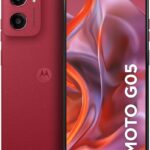 Smartphone Motorola Moto g05-256GB 12GB (4GB RAM + 8GB Ram Boost) e Camera 50MP com AI Bateria de 5200 mAh Tela 6.7" com Superbrilho - Vermelho