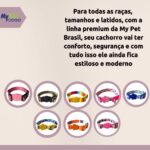 MY PET BRASIL Coleira Para Cachorros Pp Coleira Ajustável Madagascar Passeio E Viagem Confortável E Resistente - Imagem 10
