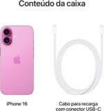 Apple iPhone 16 (128 GB) – Rosa - Imagem 6