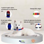 MY PET BRASIL Coleira Para Cachorros Pp Coleira Ajustável Madagascar Passeio E Viagem Confortável E Resistente - Imagem 5