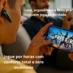 Fone Gamer Bluetooth TWS 5.4 – Redução de Ruído com IA, 8h de Bateria, Estojo LED Robótico, Microfone Nítido e Baixa Latência - Imagem 4