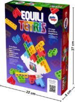 Jogo Equili Tetris Brinquedo Montar Raciocinio Educativo - Imagem 7