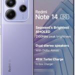 Smartphone Xiaomi Redmi Note 14 5G NFC Violeta Lavanda 8GB RAM 256GB ROM