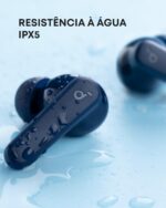 soundcore P20i da Anker, Fone de Ouvido Bluetooth 5.3, Graves Potentes, Drivers de 10mm, 30H de Reprodução, Resistência à Água, 2 Mics IA, Personalização de Som via App, Fone sem fio tws, Azul Escuro - Imagem 8