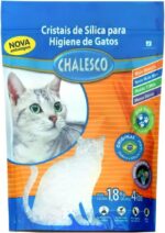 Areia Higiênica Sílica Chalesco para Gatos 1,8 kg – Alta Absorção e Controle de Odores