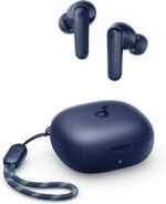 soundcore P20i da Anker, Fone de Ouvido Bluetooth 5.3, Graves Potentes, Drivers de 10mm, 30H de Reprodução, Resistência à Água, 2 Mics IA, Personalização de Som via App, Fone sem fio tws, Azul Escuro
