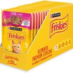 Pack Nestlé Purina Friskies Ração Úmida Para Gatos Adultos Carne Ao Molho - Com 15 Sachês 85g