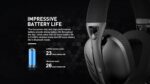 Havit Fone de Ouvido Headset Gamer Fuxi-H3 Black Com Fio e Sem Fio, Wireless 2,4GHz, Bluetooth, Cabo USB-C - Imagem 8