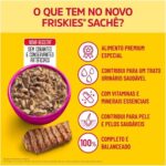 Pack Nestlé Purina Friskies Ração Úmida Para Gatos Adultos Carne Ao Molho - Com 15 Sachês 85g - Imagem 5