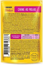 Pack Nestlé Purina Friskies Ração Úmida Para Gatos Adultos Carne Ao Molho - Com 15 Sachês 85g - Imagem 3