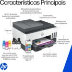 Impressora Multifuncional HP Smart Tank 794 Tanque de Tinta Colorida Wi-Fi Scanner Duplex, Bluetooth. Funções: Imprimir, Copiar, Digitalizar. Cor: Branco (2G9Q9A) - Imagem 7
