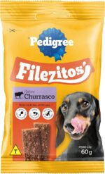 Petisco Pedigree Filezitos Bifinho Churrasco Cães Adultos 60g - Imagem 2