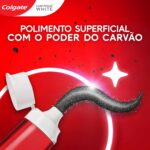 Colgate Creme Dental Clareador Luminous White Carvão Ativado 70g 4 unidades - Imagem 8