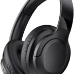 Fone de Ouvido Bluetooth 5.3 On-Ear – Headphone Sem Fio com Cancelamento de Ruído, Microfone Integrado, Ajustável e Dobrável – Ideal para Corrida, Academia, Android e iOS - Premium (Preto)